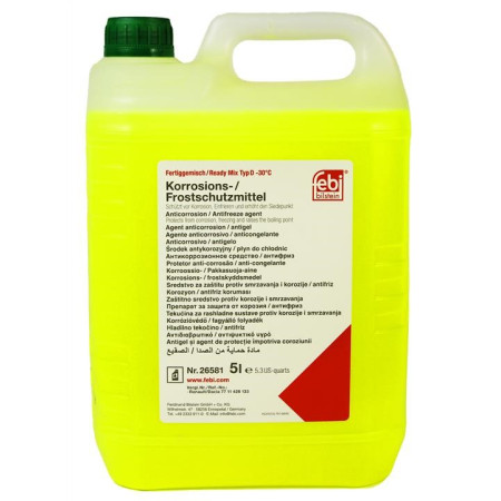 Антифриз Febi G11 жовто-зелений 5л (26581)