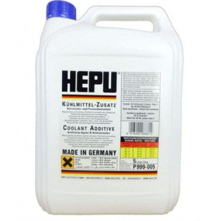 Концентрат антифризу Hepu G11 синій 5л P999-005