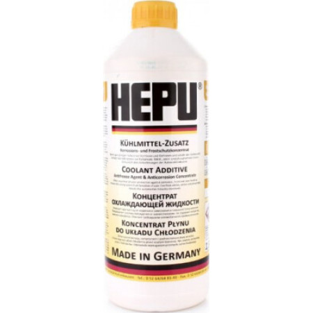 Концентрат антифризу Hepu G11 жовтий 1.5л P999-YLW