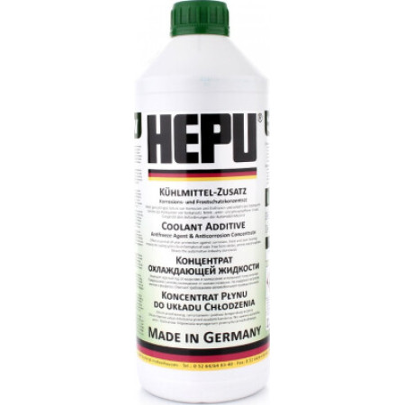 Концентрат антифризу Hepu G11 зелений 1.5 л (P999-GRN)