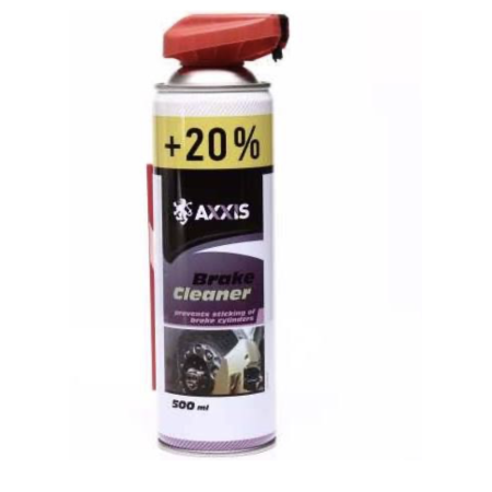 Очисник гальмівної системи та зчеплення Brake Cleaner 500ml+20 <AXXIS>