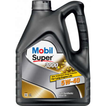 Моторне масло Mobil Super 3000 5W-40 4л 