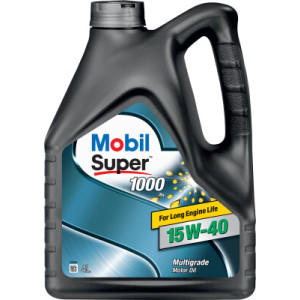 Моторне масло Mobil Super 1000 X1 Engine Life 15W-40 4л 